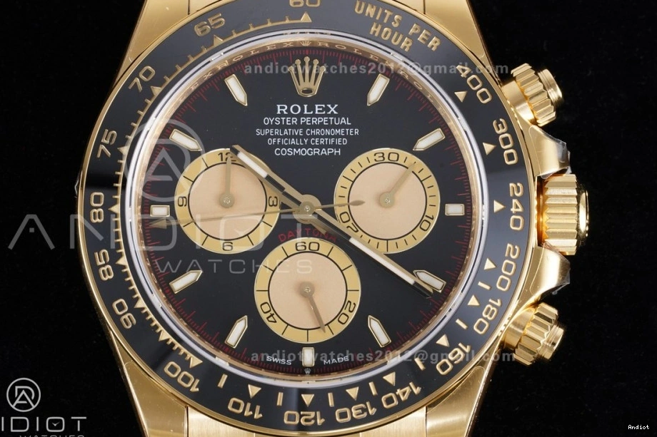 YG 1:1 V2 VSF Oysterflex Edition 126518 Best Dial (Weighted) Black Strap on Daytona VS4131 1205